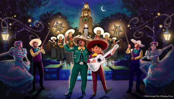 “A Musical Christmas with Mariachi Alegria de Disneyland & Miguel!” will held Monday to Friday evenings on Buena Vista Street in the Disney California Adventure Park.