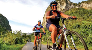 An Intrepid Travel cycling tour in Cuba.