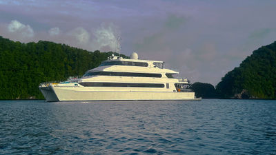 The Four Seasons Explorer, which started carrying guests in Palau last year.