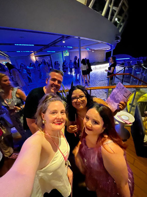 Emma Weissmann made fast friends with other Swifties on Allure of the Seas.