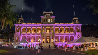 In December, guests will experience Iolani Palace at night in honor of Queen Kapiolani’s birthday.