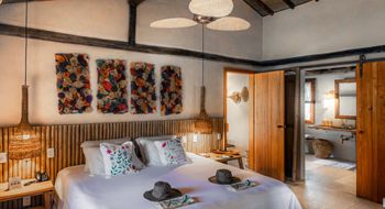 A master suite at Pousada Trijuncao, a Brazilian lodge on Extraordinary Journeys' wilderness and wildlife itinerary.