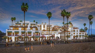 A rendering of La Bahia Hotel & Spa in Santa Cruz, Calif.