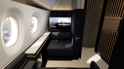 The Allegris first-class suite.