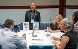 Luis Marte of Blue Diamond Luxury Boutique Hotel leads a group of advisors who attended CruiseWorld as part of the application-only STAR Program.