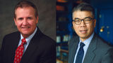 Jack Richards (left) will retire on Jan. 31. David Hu will succeed him as Pleasant Holidays CEO.