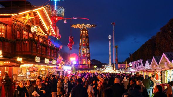 Tuileries Garden Christmas Market in Paris.