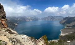 Paektu Mountain and its volcanic crater lake, Heaven Lake, is a popular destination on the North Korea-China border.