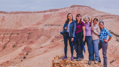 Intrepid Travel guests on a women's tour in Morocco.